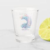 Verre A Shot Dauphin coloré (Dos)