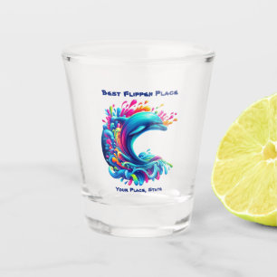 Verre A Shot Dauphin coloré