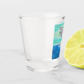 Verre A Shot Dauphin Jumping Océan Splashing Beach Lover (Gauche)