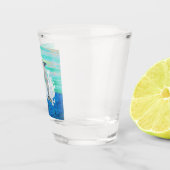 Verre A Shot Dauphin Jumping Océan Splashing Beach Lover (Droite)