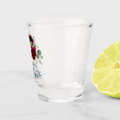 Verre à shot de fête de Bachelorette Navy Bourgogn (Droite)