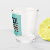 Verre à shot de la Liberté Cadeau de bar patriotiq (Droite)
