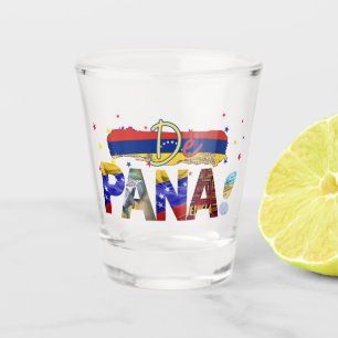 Verre A Shot De Pana Venezuela Slang Vénézuélien Amateurs de cu