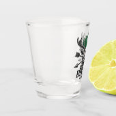 Verre A Shot Deer Elk Hunter AJOUTER NOM Bow Hunter Lodge Cabin (Gauche)