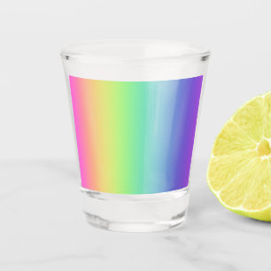 Verre A Shot Dégradé arc-en-ciel