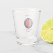 Verre A Shot Demande de témoin de mariage (Dos)