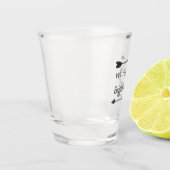 Verre A Shot Demande de témoin de mariage  (Gauche)