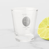 Verre A Shot Demande de témoin de mariage pour les garçons d'ho (Dos)