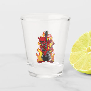 Verre A Shot Démon de Rock