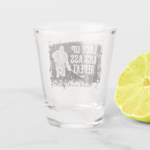 Verre A Shot Dentelle. Recommencer. (hockey) (Dos)