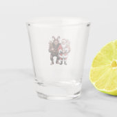 Verre A Shot Déplaisant Funror Horreur Père Noël Krampus Noël (Dos)