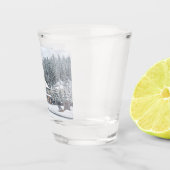 Verre A Shot Dépôt Wallace Idaho en hiver (Droite)