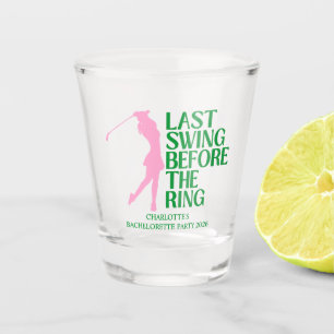 Verre A Shot Dernier Golf Bachelorette Rose Vert