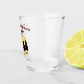 Verre A Shot Dernier Rodéo des Cowboys Nom du Meilleur Homme En (Droite)