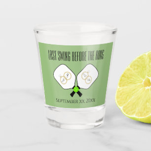Verre A Shot Dernier Swing avant le Mariage de l'Anneau Pickleb