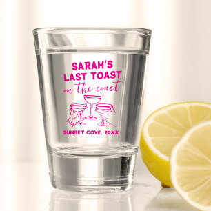 Verre A Shot Dernier Toast sur la Côte Party pour Enterrement d