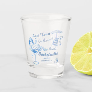 Verre A Shot Dernier Toast Tiré À La Main Sur La Bachelorette C