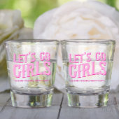 Verre A Shot Dernière Fête de Bachelorette de Rodeo des Filles