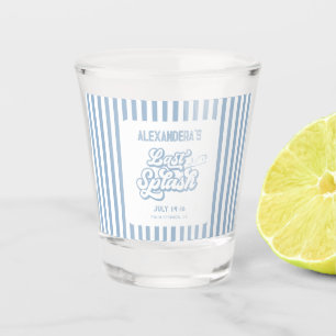 Verre A Shot Dernière Gerbe Bleue Enterrement de Vie de Jeune F