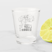 Verre A Shot Dernière soirée de bachelorette Rodeo Disco (Dos)