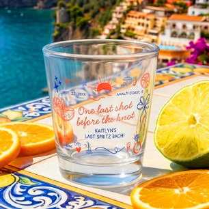 Verre A Shot Dernière Spritz sur la Côte Amalfitaine pour l'Ent
