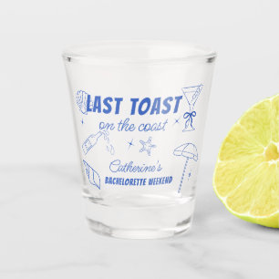 Verre A Shot Dernière Toastte Fantaisiste sur la Côte pour l'En