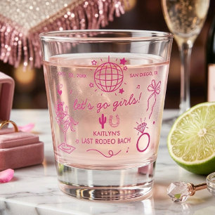 Verre A Shot Dernière Vacherie Disco Cowgirl Enterrement de Vie