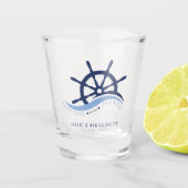 Verre A Shot Dernière voile avant la soirée d'enterrement de vi (Devant)