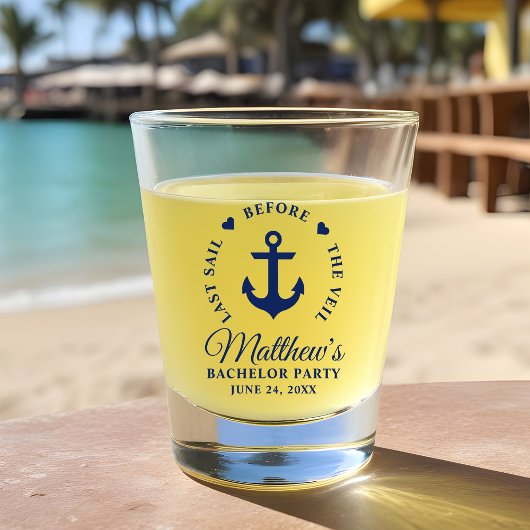 Verre A Shot Dernière Voile Avant Le Veil Bachelor Party