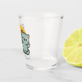 Verre A Shot Des amis vrais pour toujours | Cute Cat & Chien Du (Droite)