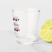 Verre A Shot "Des joueurs de carte jouons à cartes" (Droite)