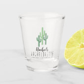 Verre A Shot Desert Cactus Scottsdale Bachelorette (Devant)