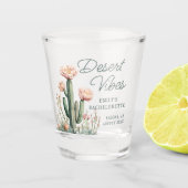 Verre A Shot Desert Vibes Bachelorette Party Blooming Cactus (Devant)