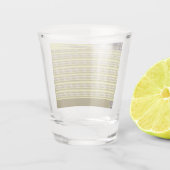 Verre A Shot design d'un vase avec des fleurs dedans (Dos)
