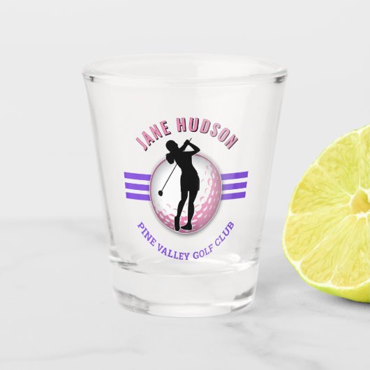 Verre A Shot Design élégant de Golfeur pour femmes (Devant)
