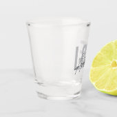 Verre A Shot Design moderne, simple, chic, cool Love Amsterdam (Gauche)