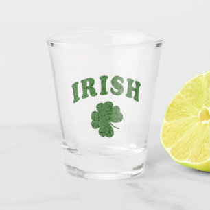 Verre A Shot Design Shamrock personnalisé Celtic Irish