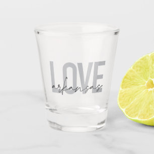Verre A Shot Design urbain, moderne, simple, cool Love Arkansas