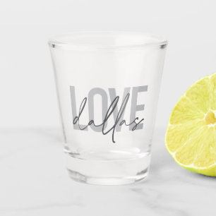 Verre A Shot Design urbain, moderne, simple, tendance Love Dall