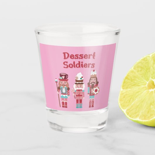 Verre A Shot Dessert Soldier Nutcrackers (Devant)