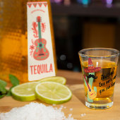 Verre A Shot Dessin de Cactus Tequila mexicaine