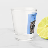 Verre A Shot Dessin d'une place à Madrid, Espagne (Gauche)