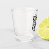Verre A Shot Déterminez Ce Que Dieu Vous A Donné Citation D'Aqu (Gauche)
