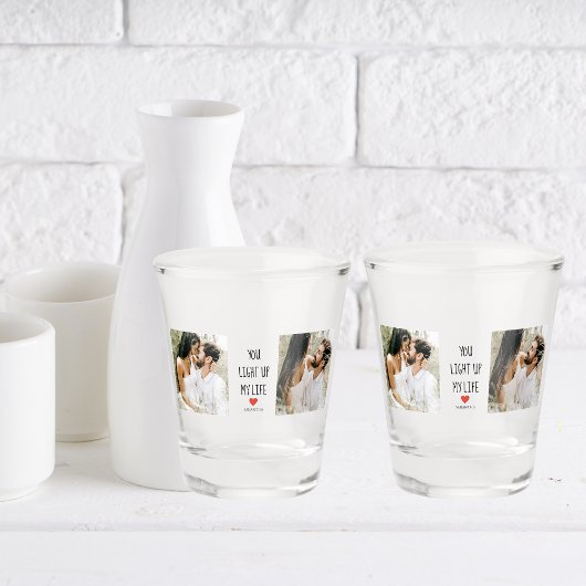 Verre A Shot Deux photos | Happy Valentines Day |