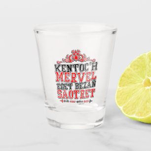 Verre A Shot Devise de la Bretagne