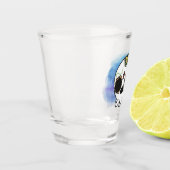 Verre A Shot Dia de los Muertos Crâne à sucre (Gauche)