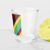 Verre A Shot Diagonales multicolores (Droite)