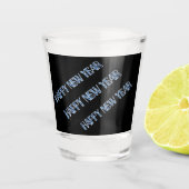 Verre A Shot Diamant bleu HNY (Devant)