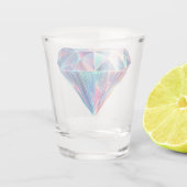 Verre A Shot Diamant multicolore (Dos)