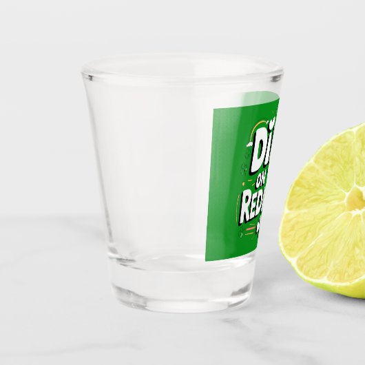 Verre A Shot Dibs On The Redhead Funny St Patrick's Day (Gauche)